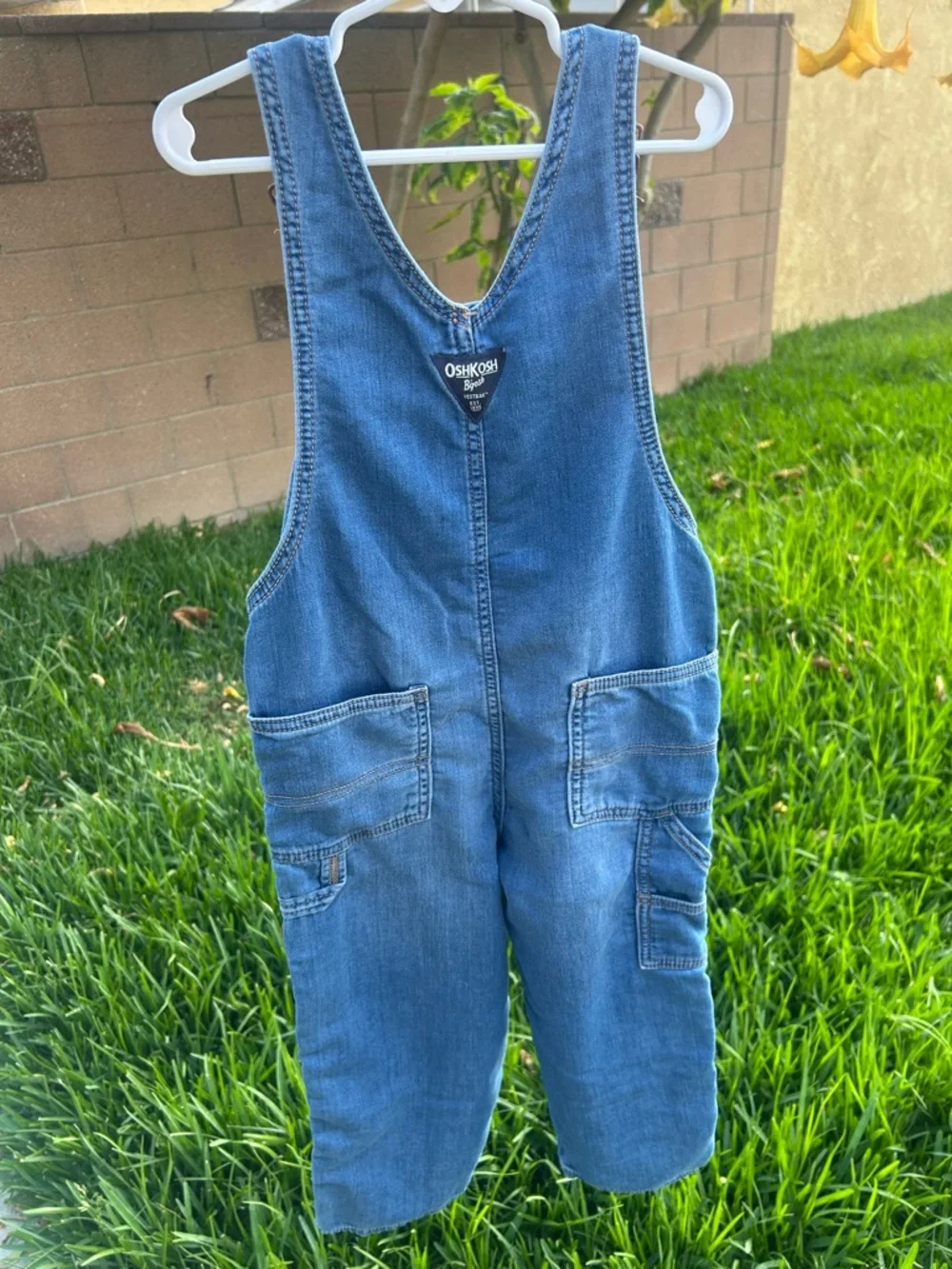 OshKosh B'gosh Light Blue Kids Denim Overalls